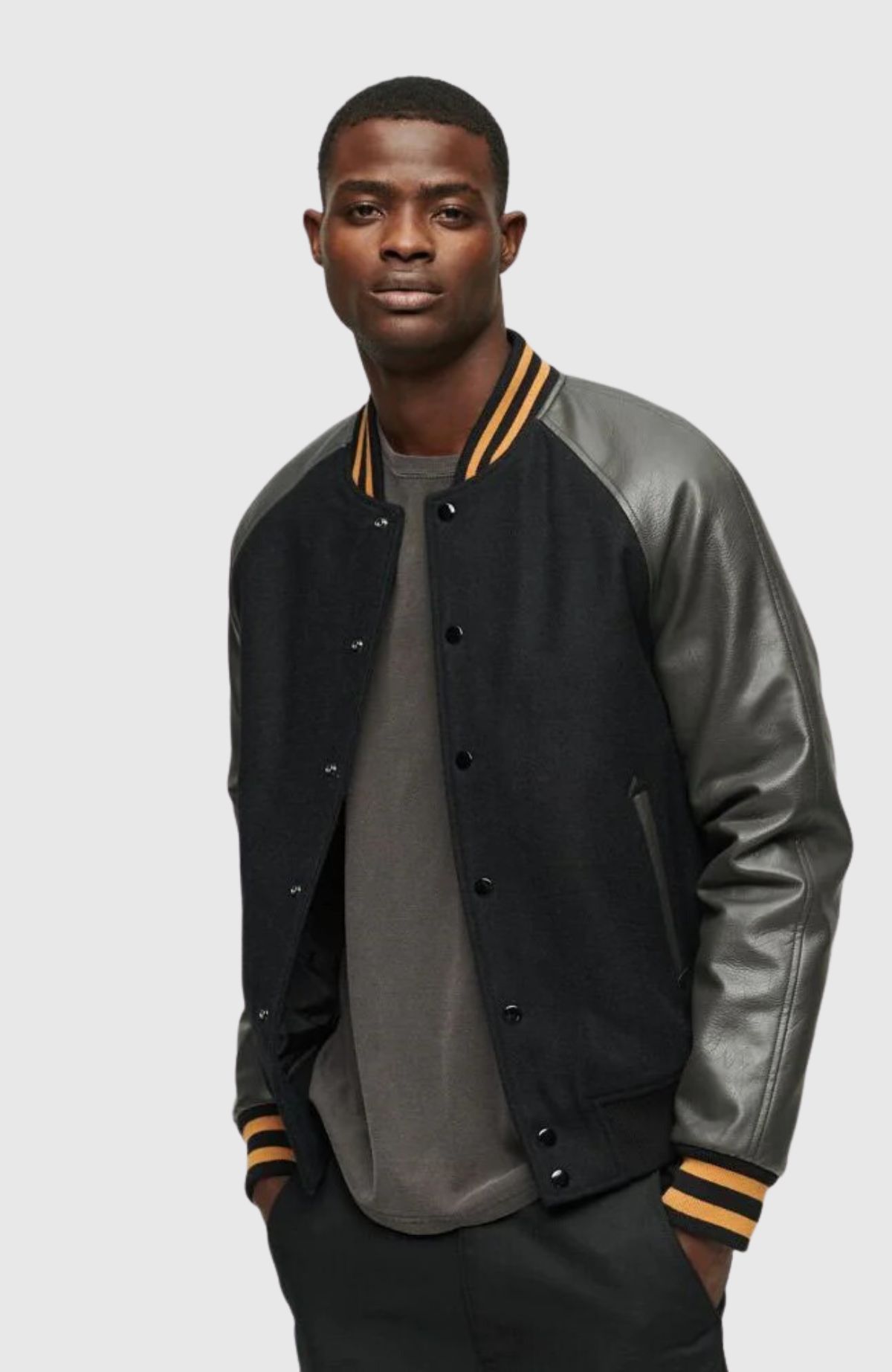 College Varsity Bomber Jacket - Maxx Outlet