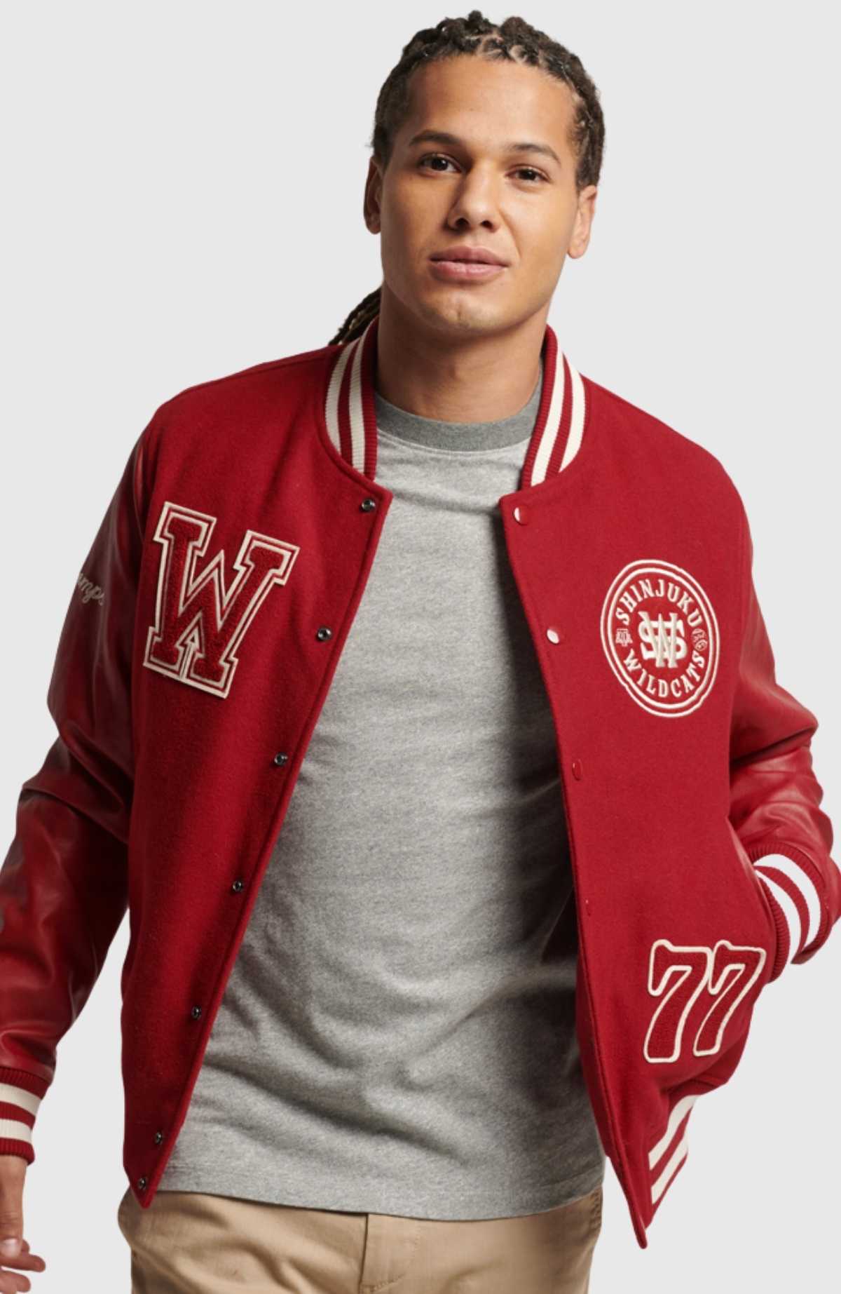 Vintage Varsity Patch Bomber - Maxx Outlet