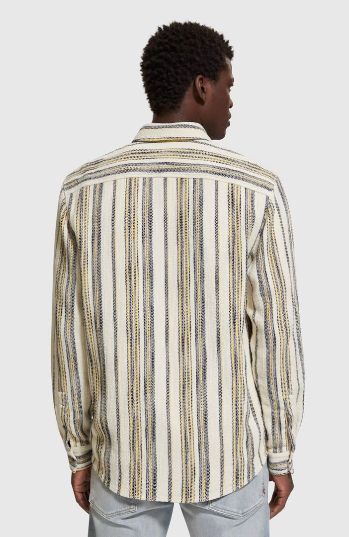 SCOTCH & SODA - Basket Weave Gradient Stripe Shirt