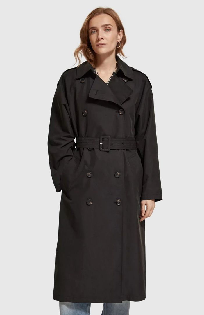 SCOTCH & SODA - Oversized belted trenchcoat