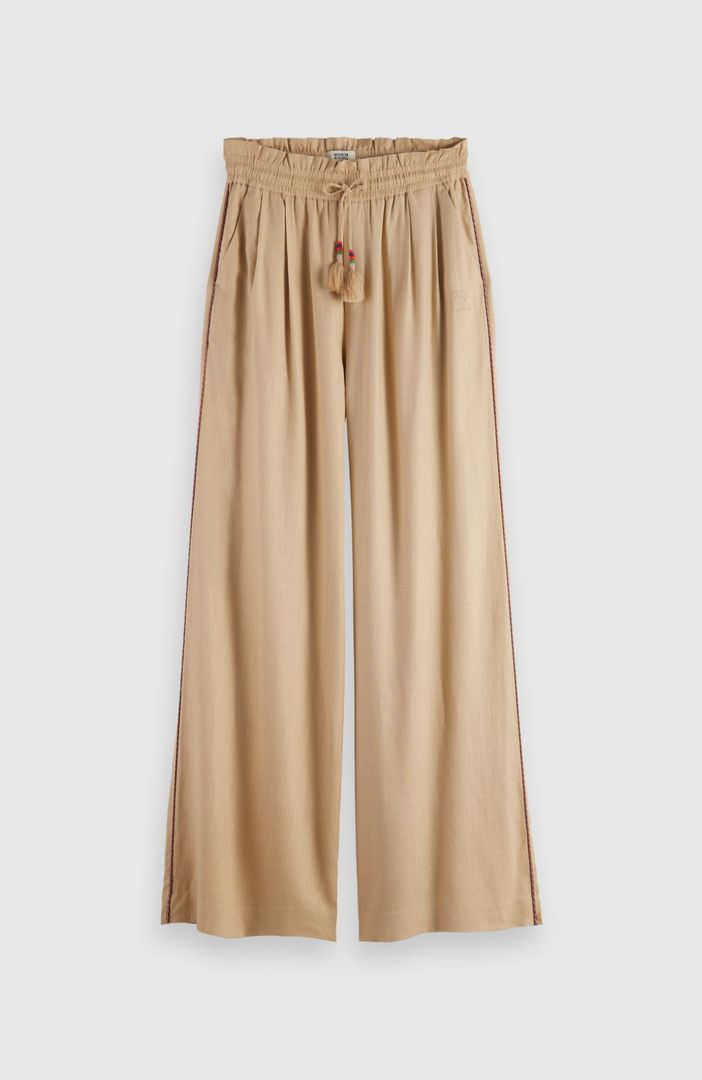 SCOTCH & SODA - Linen pull-on pant
