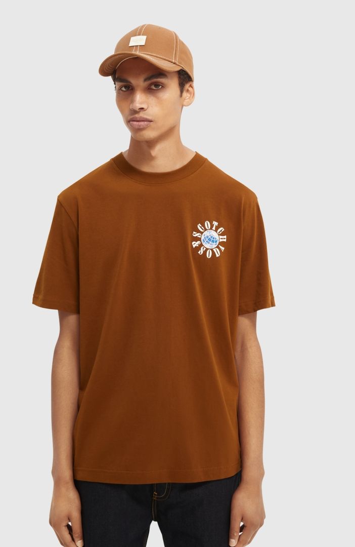 SCOTCH & SODA - Graphic Logo Regular Fit T-Shirt