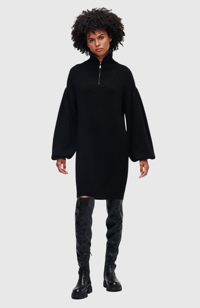 KARL LAGERFELD - Long Knit Tunic W/Logo