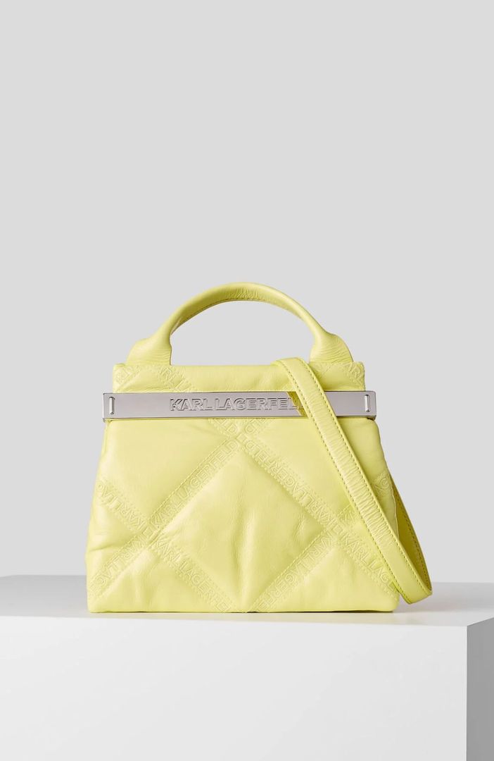 KARL LAGERFELD - K/Kross Debossed Sm Top Handle