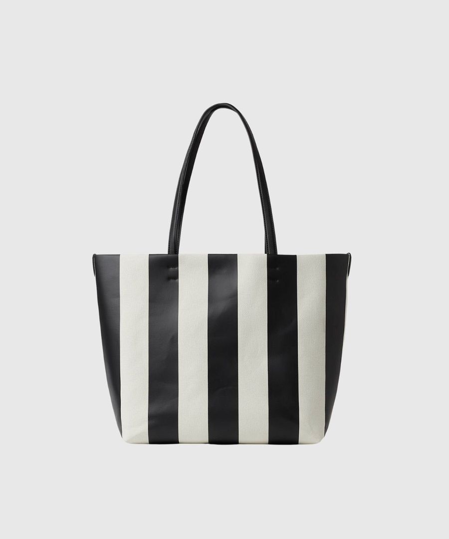 KARL LAGERFELD - Hotel Karl Beach Stripe Tote