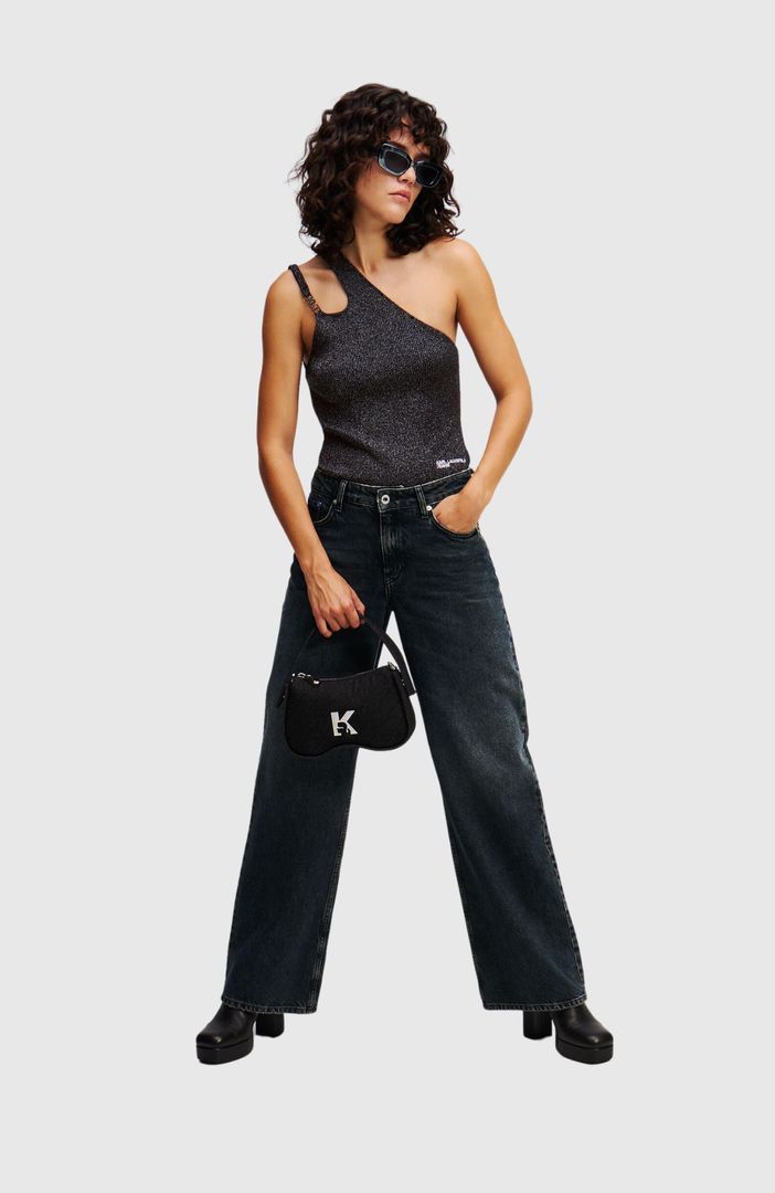 KARL LAGERFELD - KLJ Glitter Top