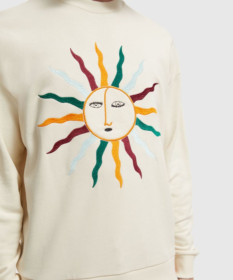 SCOTCH & SODA - Born To Love - Organic cotton artwork Crewneck sweatshirt