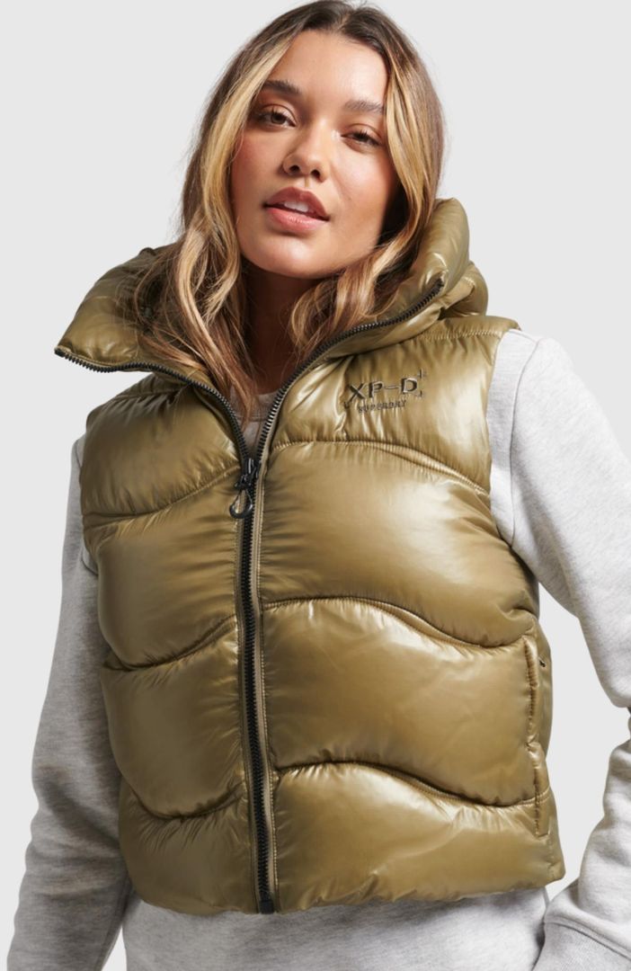 SUPERDRY - Code Xpd Crop Padded Gilet