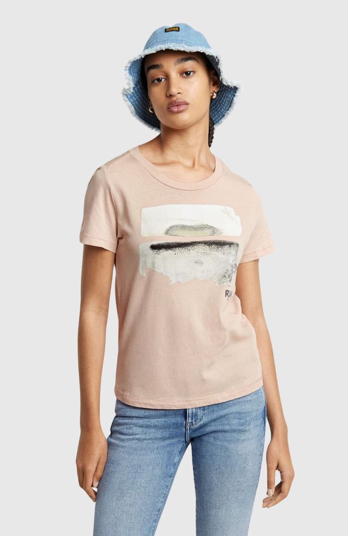 G-STAR RAW - Abstract water color print r t wmn