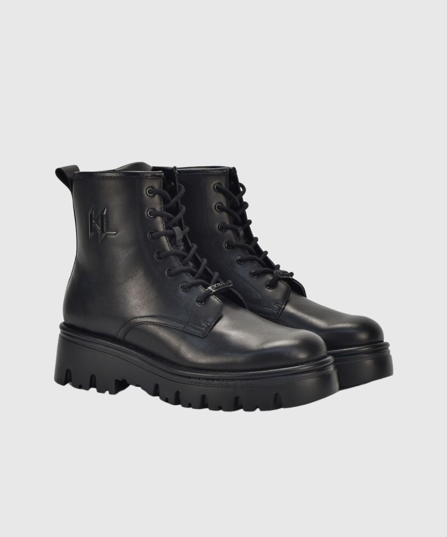 KARL LAGERFELD - KOMBAT KC Mid Lace Boot