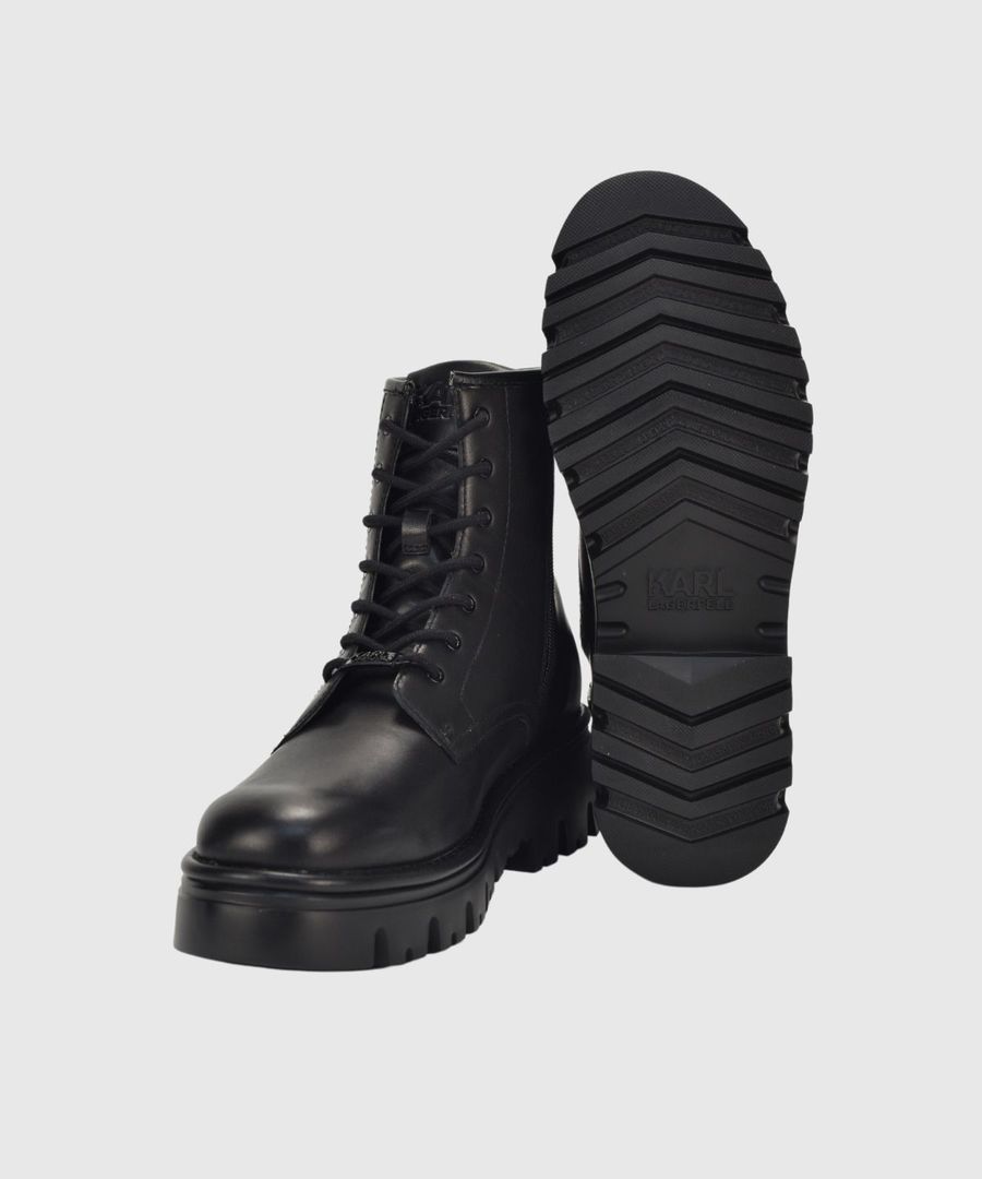 KARL LAGERFELD - KOMBAT KC Mid Lace Boot