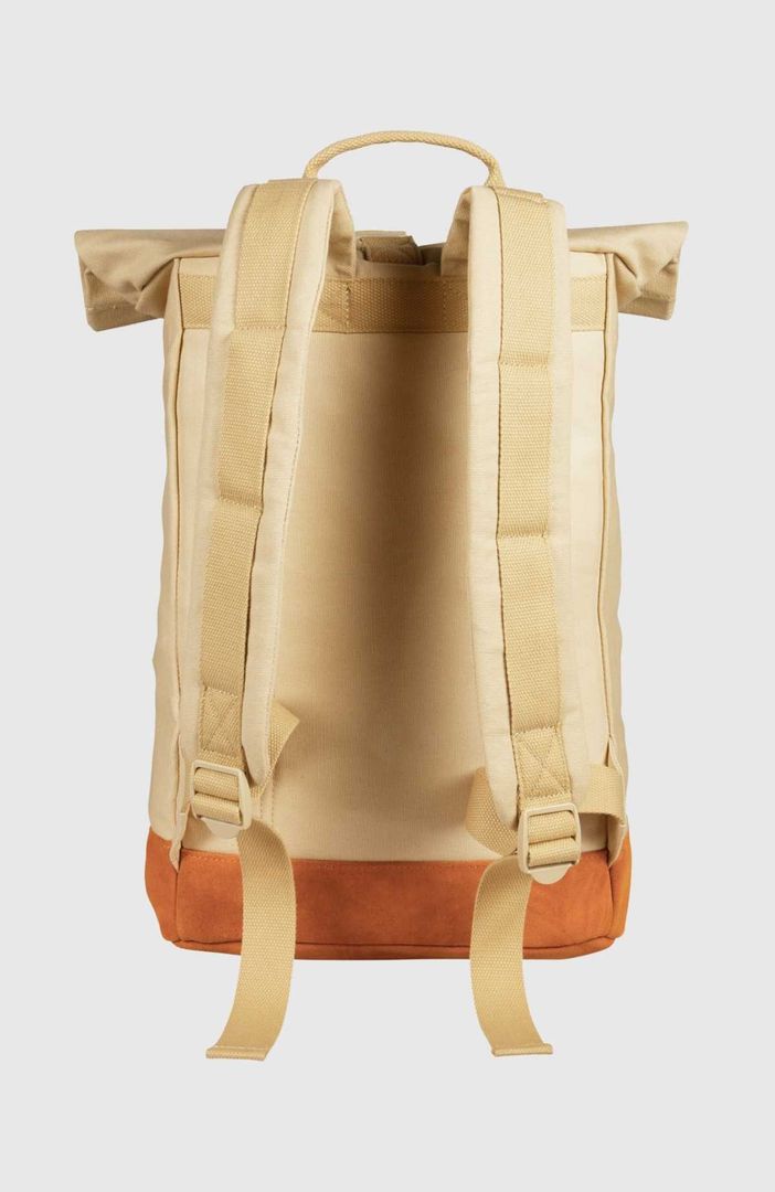 SCOTCH & SODA - Leather-trimmed Canvas Backpack