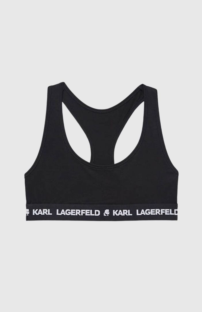 KARL LAGERFELD - Logo Bralette