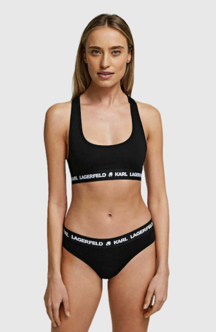 KARL LAGERFELD - Logo Bralette