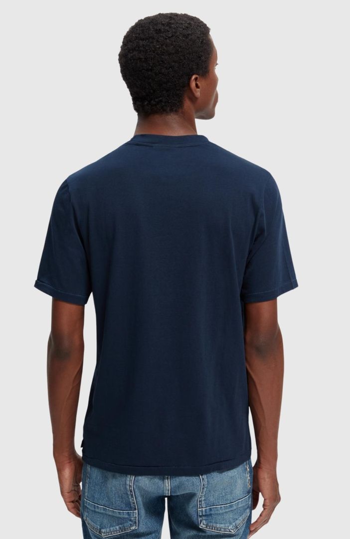 SCOTCH & SODA - Logo artwork cotton-jersey t-shirt