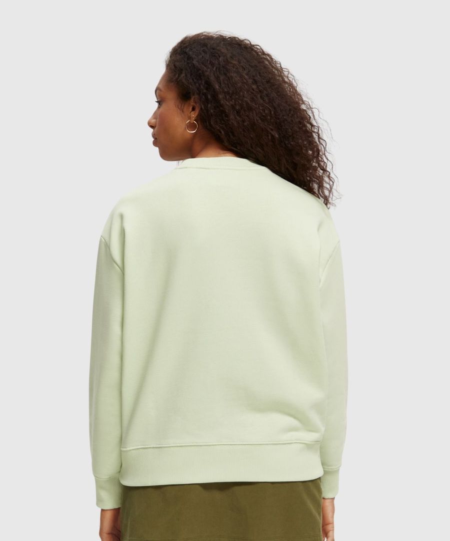 SCOTCH & SODA - Loose fit In Bloom sweatshirt in Organic Cotton