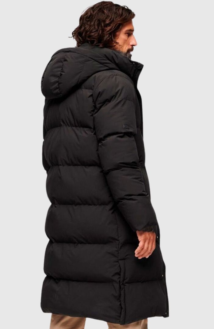 SUPERDRY - Longline Hooded Puffer Coat