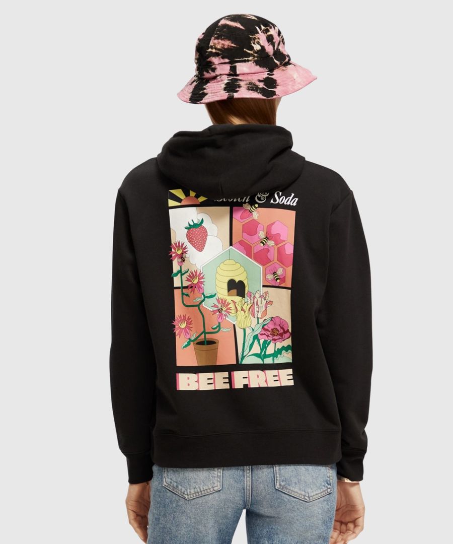 SCOTCH & SODA - Relaxed fit trees for bees hoodie