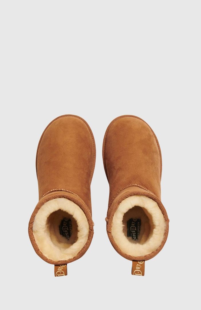 SUPERDRY - Suede Sherpa Ankle Boot