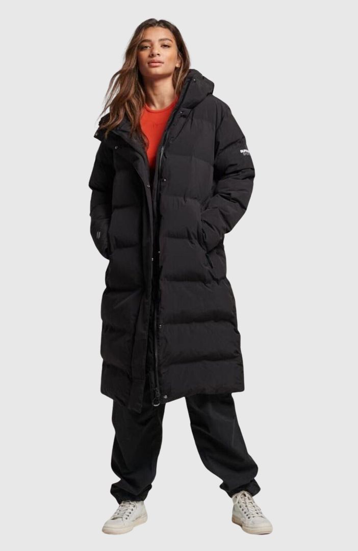 SUPERDRY - Hooded Longline Puffer Jacket