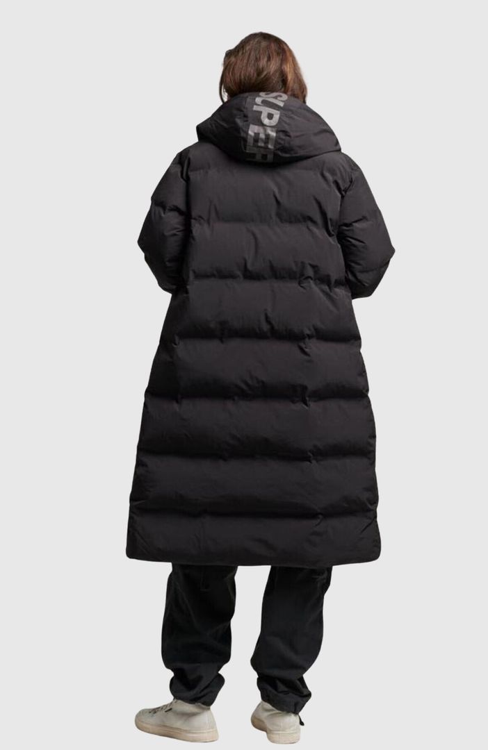 SUPERDRY - Hooded Longline Puffer Jacket